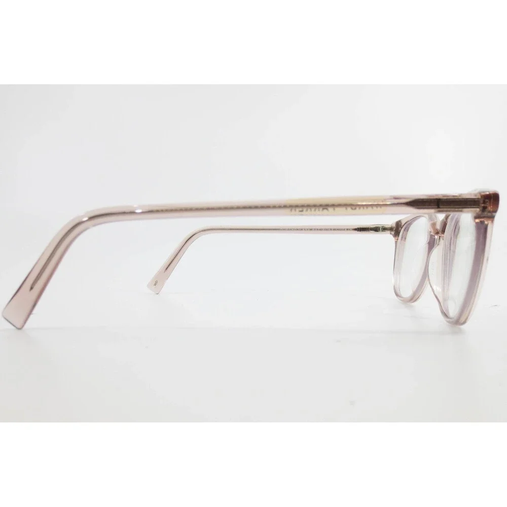 Warby Parker Durand M 668 Eyeglasses Rose Pink Translucent Round Frames